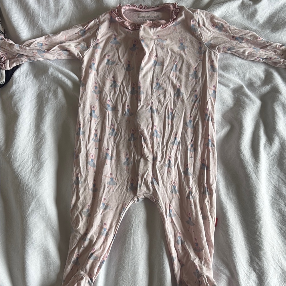 Pink Floral Kids One Piece